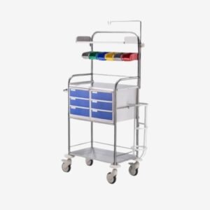 Crash Cart Trolley 12 Bin