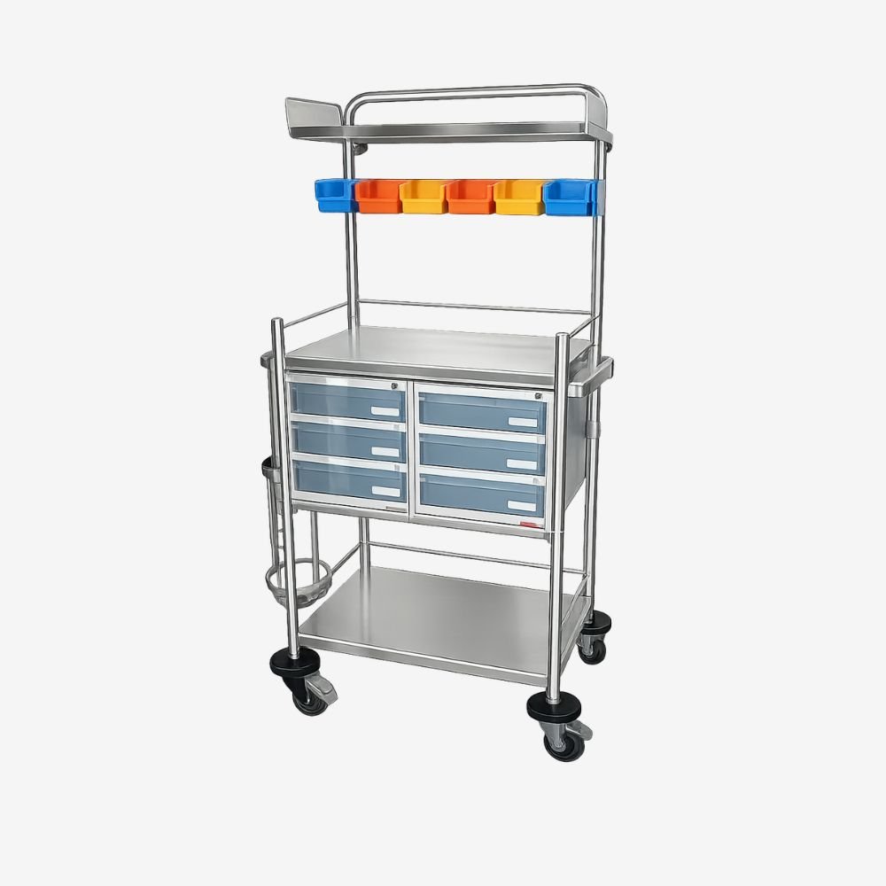 Crash Cart Trolley 30 Bin
